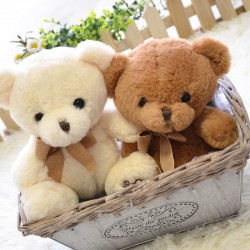 Stuffed Teddy Bear Dolls Patch Bears Plush Toy Children's Birthday Gift Valentine's Day Gift 33cm