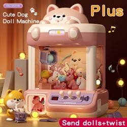 Super Large Claw Machine Clip Doll, Machine Small Home Music Light Children's Gift Toy Girl Boy
